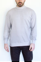 Drop-Shoulder Turtleneck Sweatshirt